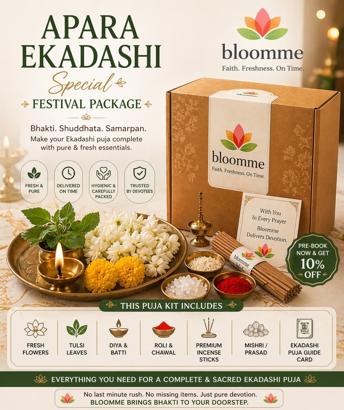 Bloomme Ekadashi Bhakti Kit for Apara Ekadashi 2026